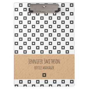 Clipboard im modernen geometrischen Stil Klemmbrett