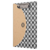 Clipboard im modernen geometrischen Stil Klemmbrett (Links)