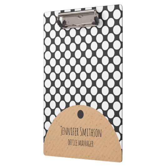 Clipboard im modernen geometrischen Stil Klemmbrett (Links)