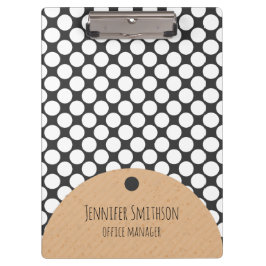 Clipboard im modernen geometrischen Stil Klemmbrett