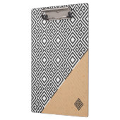 Clipboard im modernen geometrischen Stil Klemmbrett (Links)