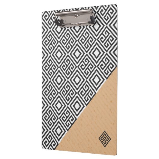 Clipboard im modernen geometrischen Stil Klemmbrett (Links)