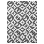 Clipboard im modernen geometrischen Stil Klemmbrett (Rückseite)