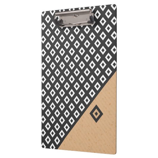 Clipboard im modernen geometrischen Stil Klemmbrett (Links)