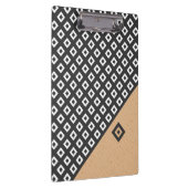 Clipboard im modernen geometrischen Stil Klemmbrett (Rechts)