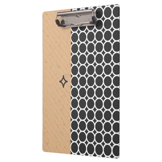 Clipboard im modernen geometrischen Stil Klemmbrett (Links)