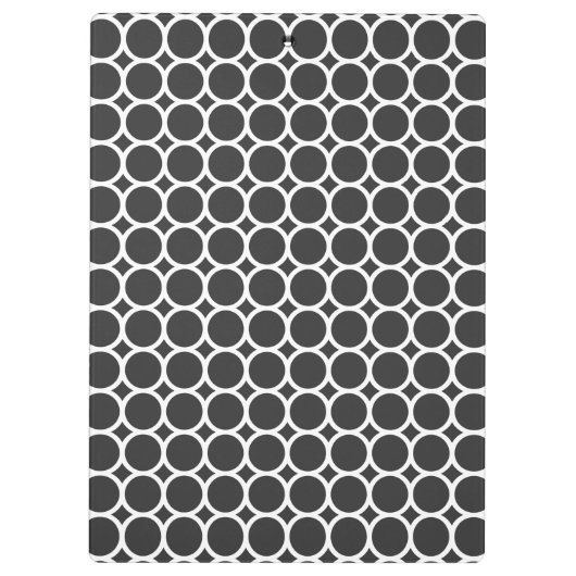 Clipboard im modernen geometrischen Stil Klemmbrett (Rückseite)