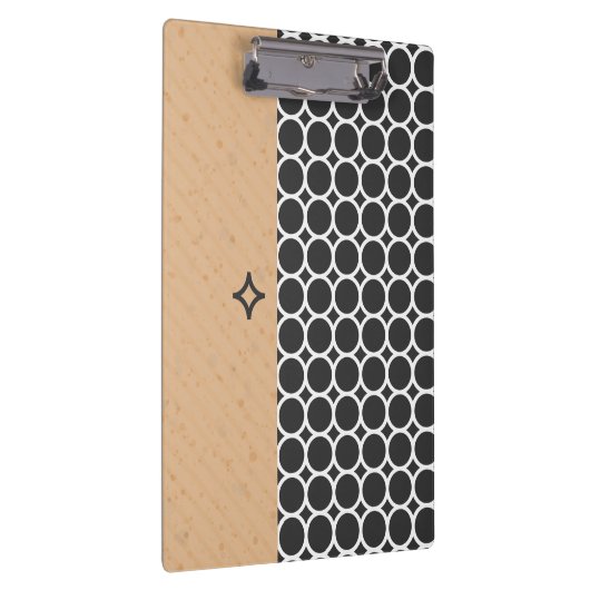 Clipboard im modernen geometrischen Stil Klemmbrett (Rechts)