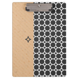 Clipboard im modernen geometrischen Stil Klemmbrett