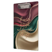 Clipboard in stylish graphic klemmbrett (Links)