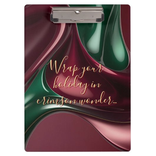 Clipboard in stylish graphic klemmbrett (Vorderseite)