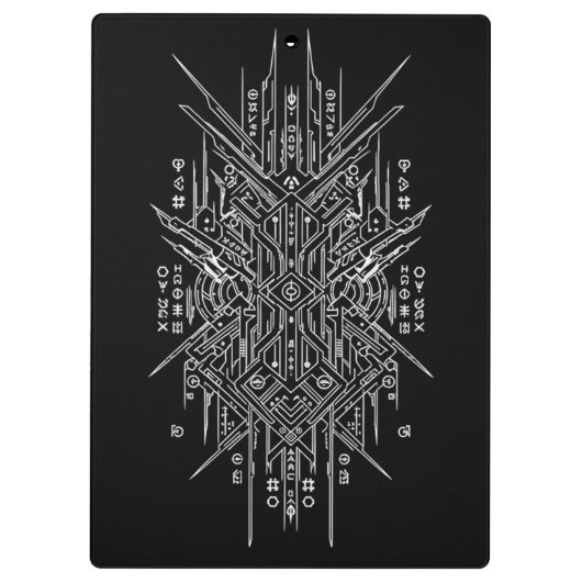 Clipboard Klemmbrett (Rückseite)