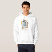Clipboard Mens Hoodie (Vorne ganz)