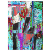 Clipboard – Neon Pulse Klemmbrett (Rückseite)