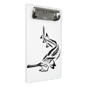CLIPBOARD - PADDLEFISH TRIBAL & STURGEON POSTER MINI KLEMMBRETT (Schrägansicht)