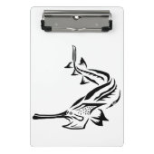 CLIPBOARD - PADDLEFISH TRIBAL & STURGEON POSTER MINI KLEMMBRETT (Vorderseite)