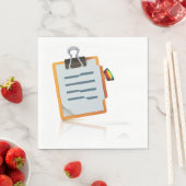 Clipboard Paper Napkins Serviette (Beispiel)