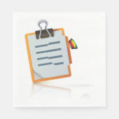 Clipboard Paper Napkins Serviette (Vorderseite)