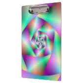 Clipboard Psychedelic Spiral Klemmbrett (Links)