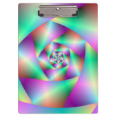 Clipboard Psychedelic Spiral Klemmbrett (Vorderseite)