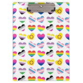 Clipboard Stolz Hearts Klemmbrett (Vorderseite)