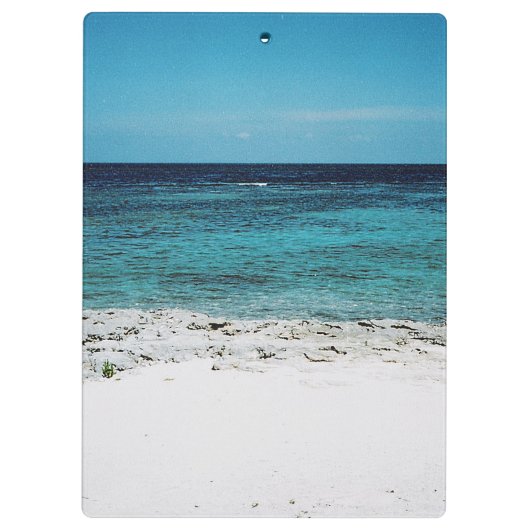 Clipboard "Tropischer Blick" Klemmbrett (Rückseite)