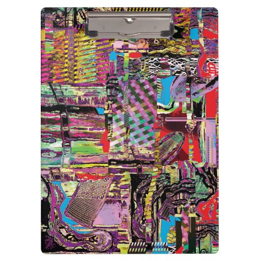 Clipboard – Urbane Fraktale Klemmbrett (Vorderseite)
