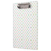 clipboard with a repeating pattern  klemmbrett (Links)