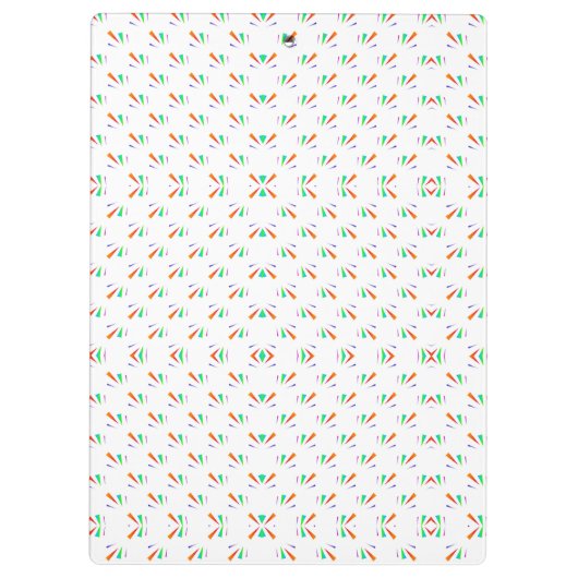 clipboard with a repeating pattern klemmbrett (Rückseite)