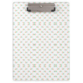 clipboard with a repeating pattern klemmbrett (Vorderseite)