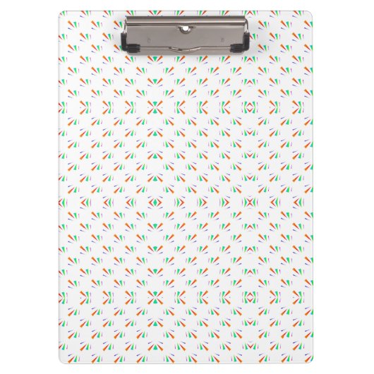clipboard with a repeating pattern  klemmbrett (Vorderseite)