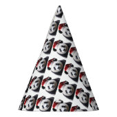 Clipped-Panda-Santa-2 Partyhütchen (Links)