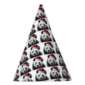 Clipped-Panda-Santa-2 Partyhütchen (Rechts)