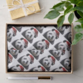 Clipped-Panda-Santa-2 Seidenpapier (Geschenk)