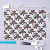 Clipped-Panda-Santa-2 Seidenpapier (Handwerk)