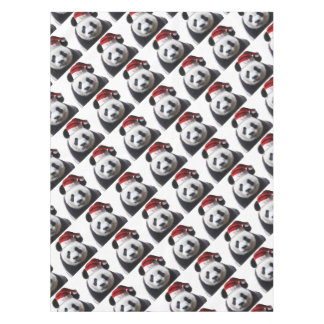 Clipped-Panda-Santa-2 Tischdecke