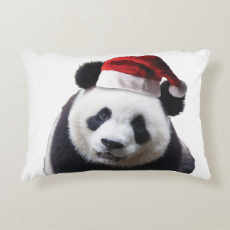 Clipped-Panda-Santa-2 Zierkissen