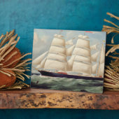 Clipper Barque 'Clendovey' (Öl auf Leinwand) Fotoplatte (Seite)