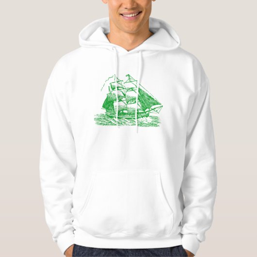 Clipper - grün hoodie (Vorderseite)