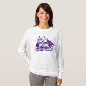Clipper - Lila tief T-Shirt (Vorne ganz)