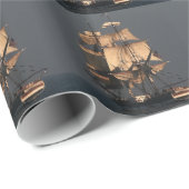 Clipper-Schiff-Geschenkpapier Geschenkpapier (Rolleneckpunkt)