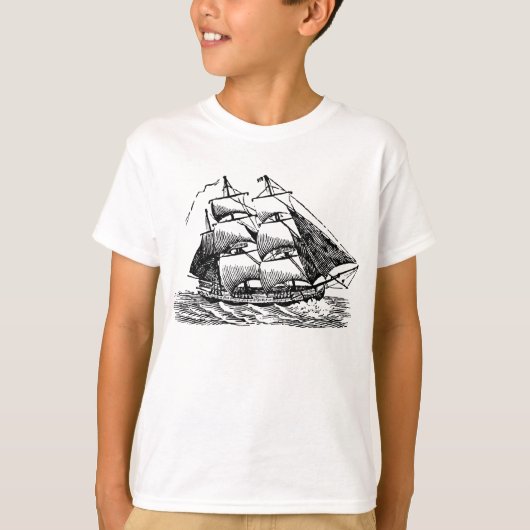 Clipper - Schwarz T-Shirt (Vorderseite)