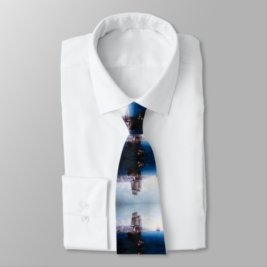 Clipper Segelschiff und Dampfschiff in den 1900er  Krawatte (Gebunden)