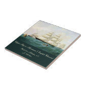 Clipper Ship English Channel Hurricane Fliese (Seite)