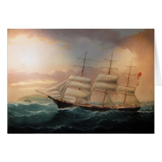 Clipper Ship Esther Roy 1898 (Vorderseite (Horizontal))