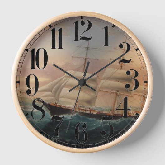 Clipper Ship Esther Roy 1898 Uhr (Vorderseite)