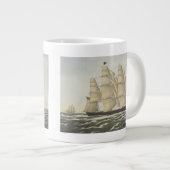 Clipper Ship, Flying Cloud Jumbo-Tasse (Vorderseite Rechts)
