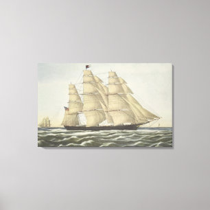 Clipper Ship, Flying Cloud Leinwanddruck
