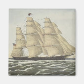Clipper Ship, Flying Cloud Magnet (Vorne)