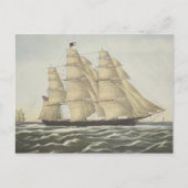 Clipper Ship, Flying Cloud Postkarte (Vorderseite)
